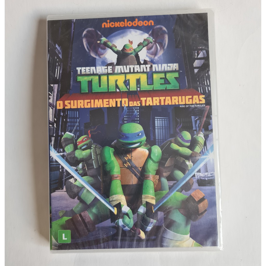 DVD Tartaruga Ninja Turtles O Surgimento das Tartarugas Lacrado