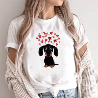 Camiseta Feminina Básica Com Estampa Gráfica Fofa Adorável De Manga Curta