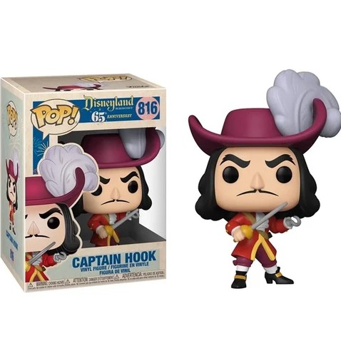 Funko Pop! Disney - Disneyland - Capitão Gancho Capitão Hook - Captain Hook #816