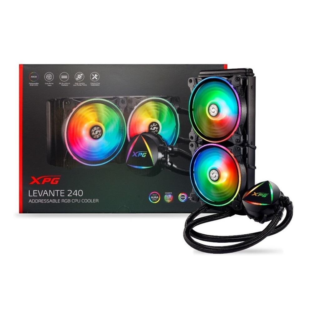 Water Cooler Adata Xpg Levante240Bkcww Argb 240mm LEVANTE240BKCWW