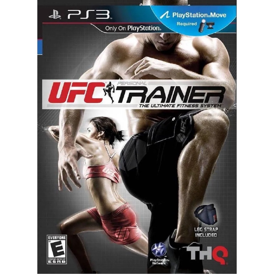 Playstation 3 Ufc Personal Trainer + Leg Strap - Requer Move - Game para Vido Game Playstaion 3