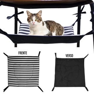 Cama Rede para Gato Conforto Antistresse 40x40cm Dupla Face