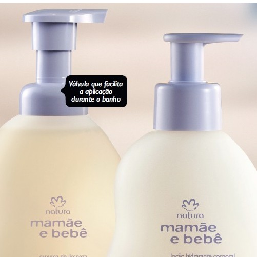 Kit Mamae E Bebe Relaxante Hidratante 0ml Sabonete Em Espuma 0ml Natura Beecost