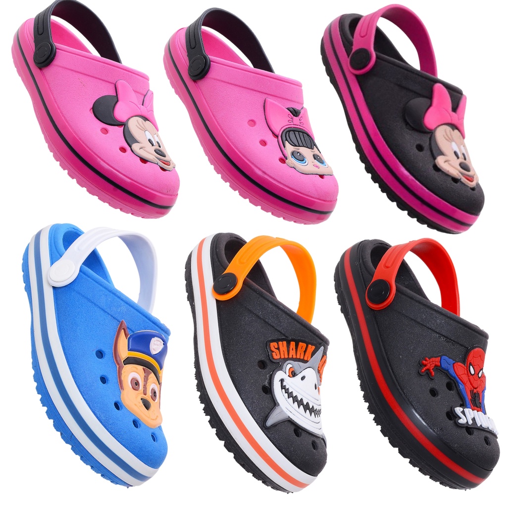 croc papete babuches sandalias infantil menina e menino confortavel de crianca