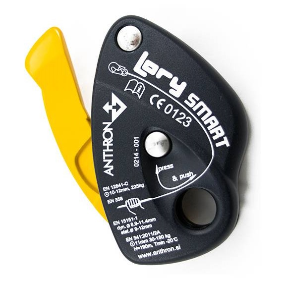Descensor Auto Blocante Lory Smart 09 A 12mm CE EN Anthron