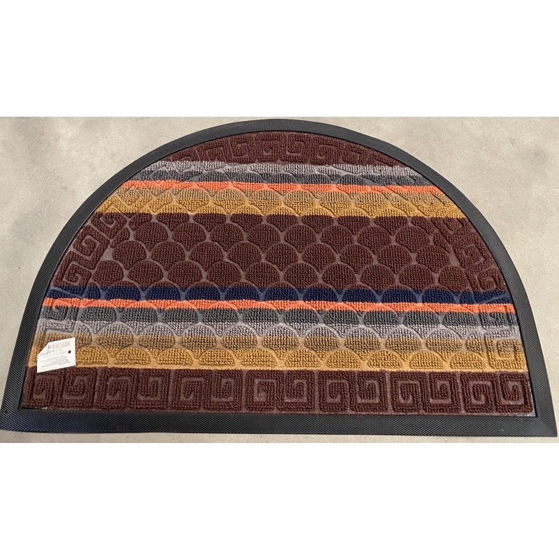 tapete capacho BEM VINDO meia lua Rfe:(12-8A)