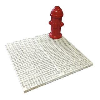 kit hidrante c/ 02 estrados 25x50x2,5 branco