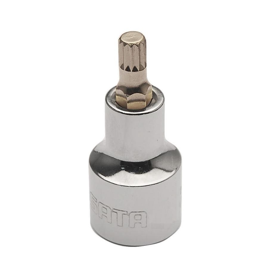 Chave Multidentada M12 Soquete De 1/2 Com Bit 50mm Sata