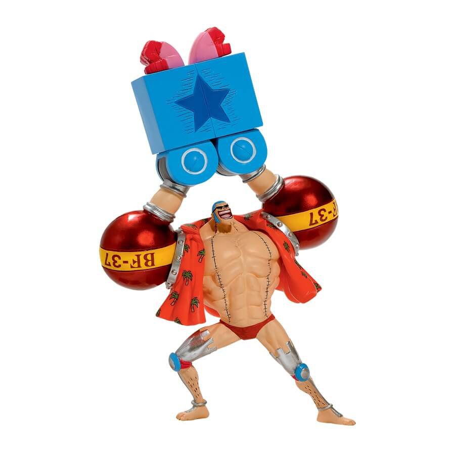 Boneco Miniatura Action Figure One Piece Ed 12 Franky O Carpinteiro Ciborgue Colecao Salvat Shopee Brasil