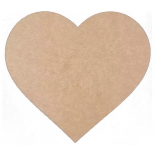 Recorte Coração 20x23cm MDF 3mm Kit 10 Peças