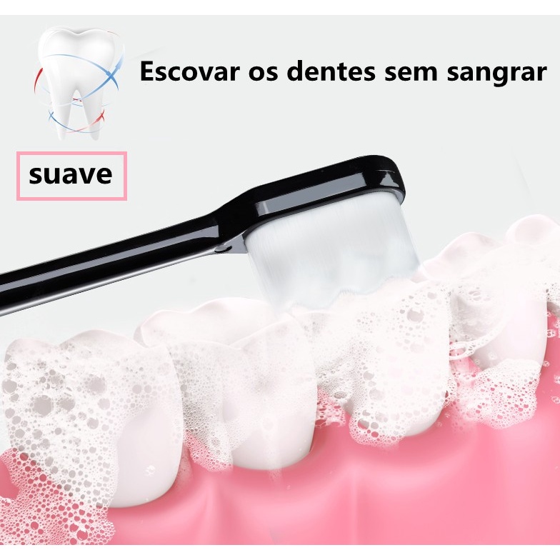 Escova de Dentes com Muitas Cerdas Mícron Japonesa