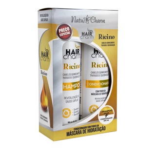 Kit Capilar HairCharm Shampoo + Condicionador Natu Charm