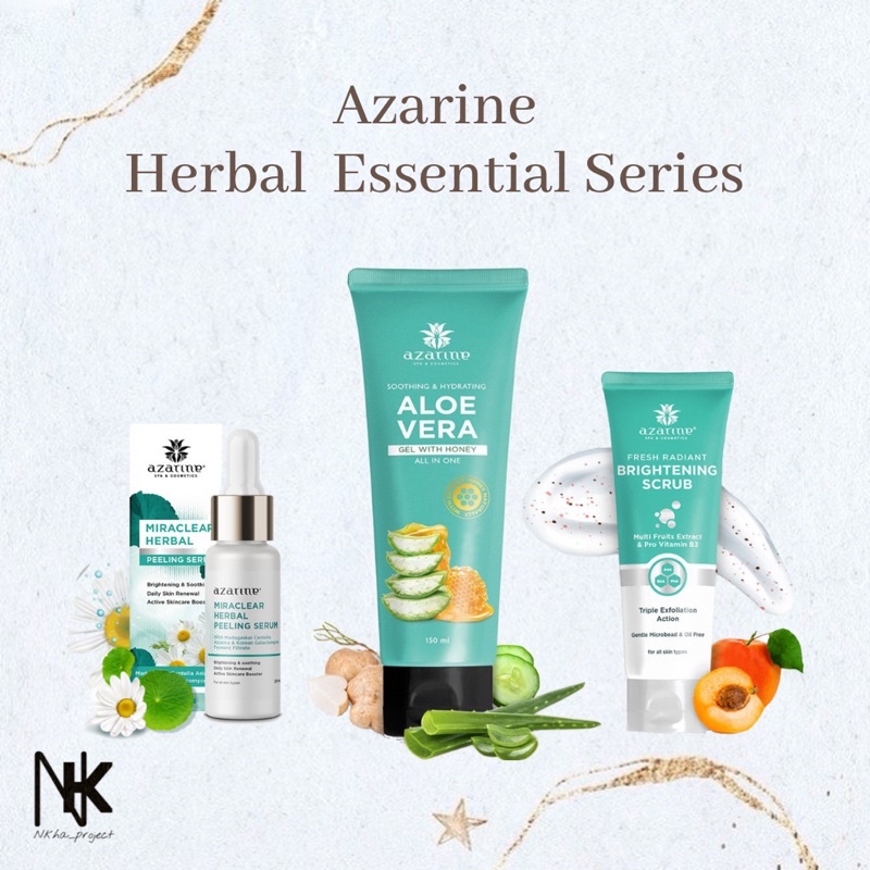 Aziine Herbal Essential Series | Shopee Brasil