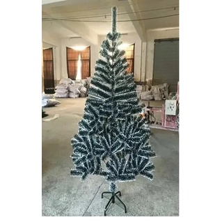Árvore De Natal Pinheiro Verde Musgo Ponta Branca Neve 1,80m 320 Galhos  A0034 | Shopee Brasil