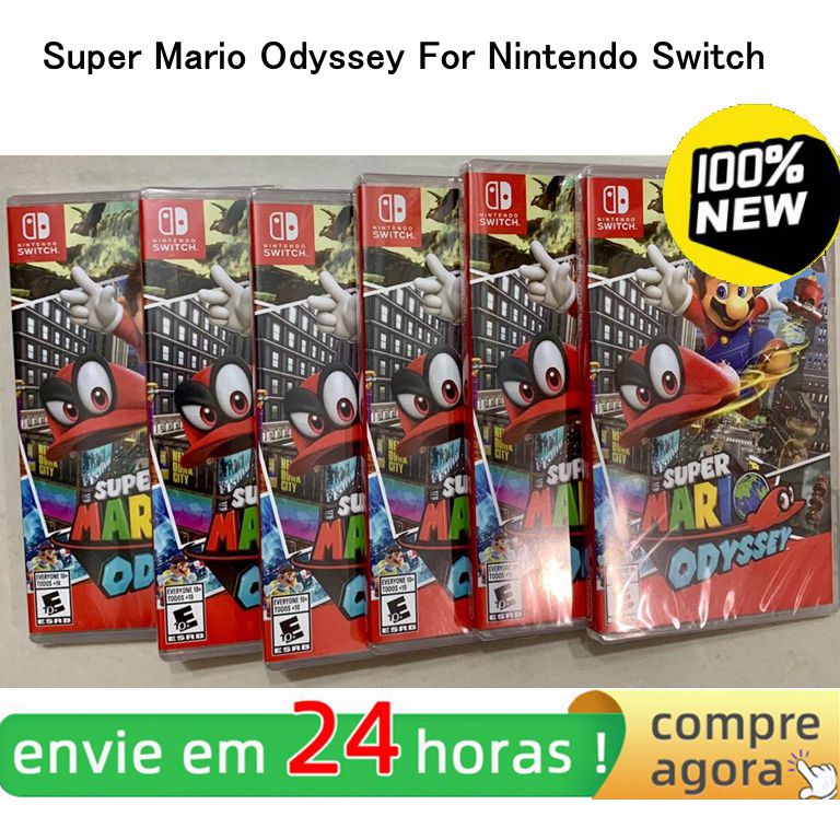 New Super Mario Bros.U Deluxe Nintendo Switch Jogos Mídia Física Novo -  Escorrega o Preço