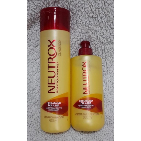 Kit Neutrox Clássico Condicionador 300ml Creme Para Pentear 300ml