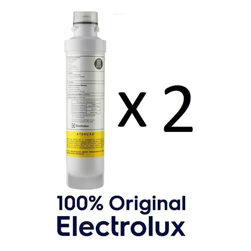 2 Filtros Refil Purificador Eletrolux Pe11b Pe11x Pappca40