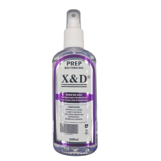 Prep 200 ml X&D Bactericida Spray Higiene Unhas XD