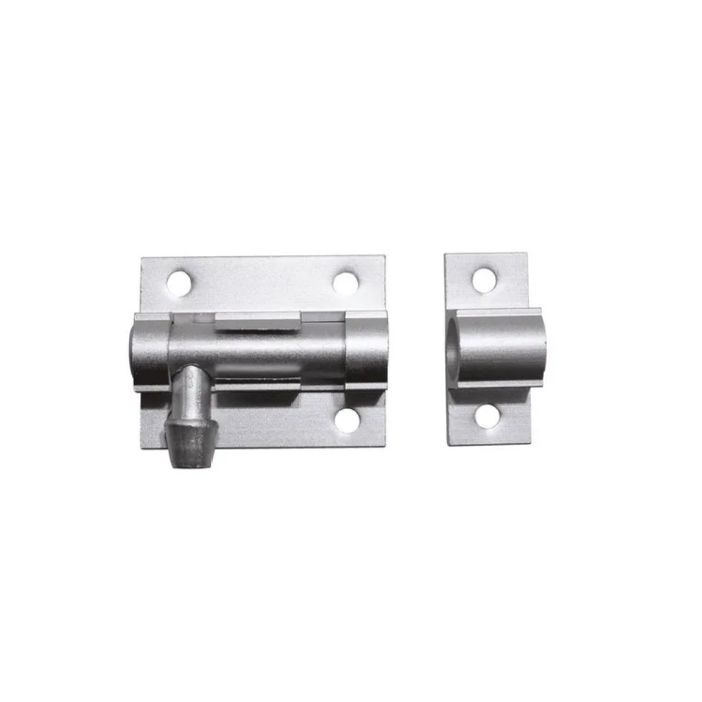 TRINCO FECHO FERROLHO 1 1/2 POL 40MM PORTA PORTAO ALUMINIO FOSCO