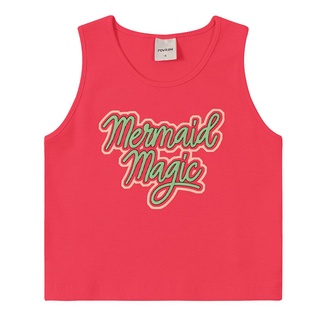 Blusa Regata Infantil Feminina Rovitex Kids Laranja