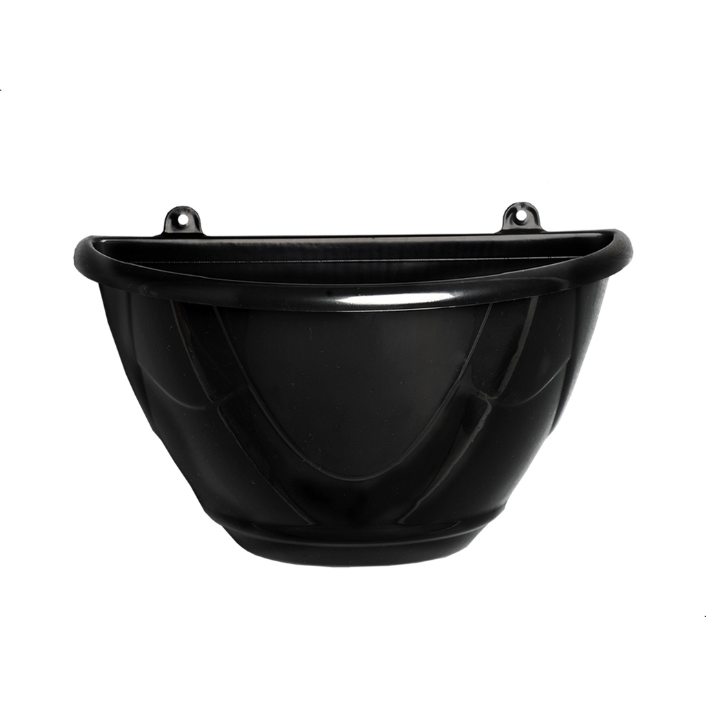 Vaso de flor Parede Cachepot Plantas Plastico N°1 - Preto