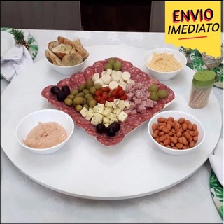 Centro De Mesa Prato Giratório Flutuante 90 cm