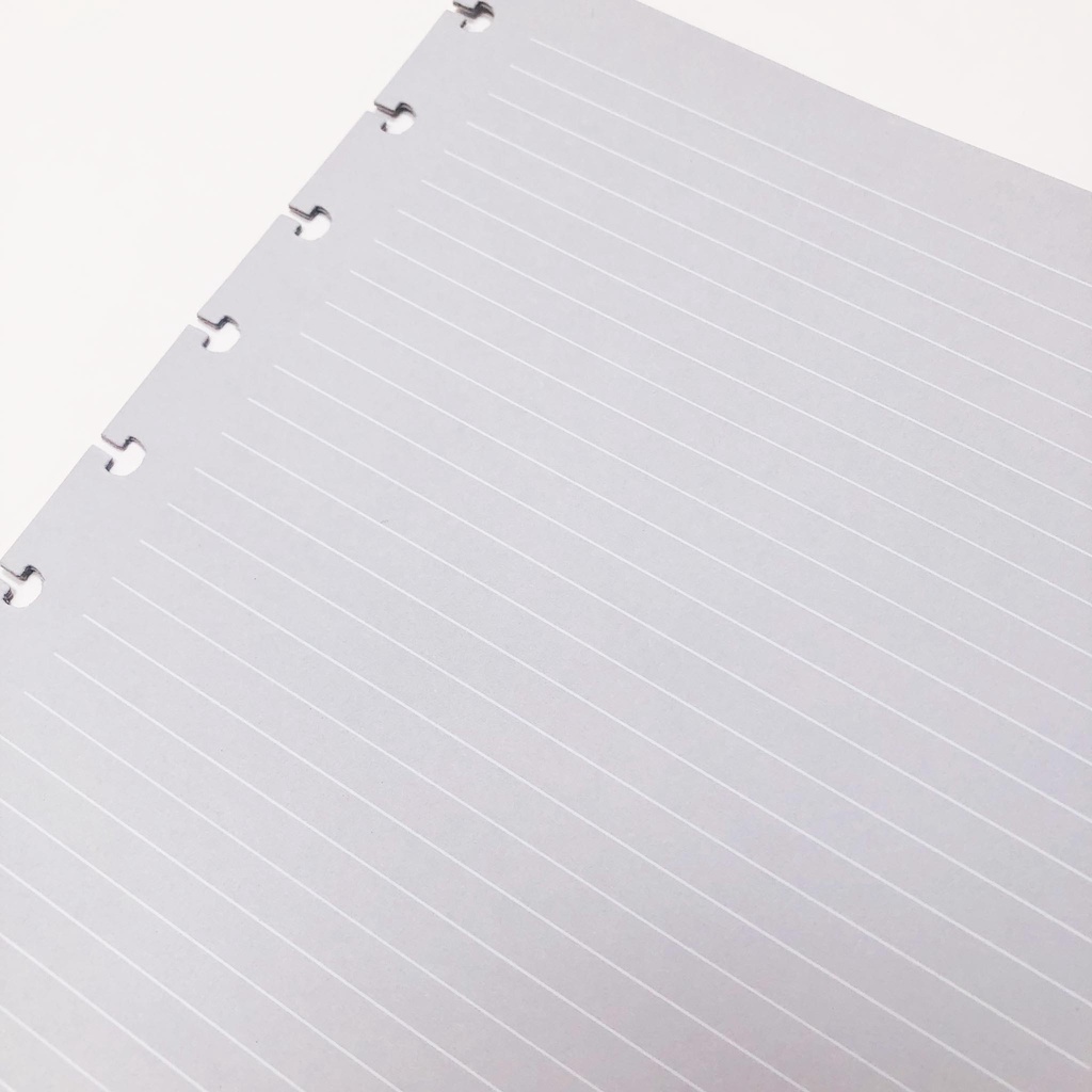 Refil White lines pautado 90g - Cinza com Linhas Brancas em Oferta na Shopee