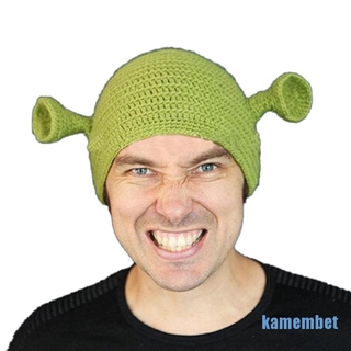 (mbet_hot) Unisex Balaclava Monster Shrek Lã Inverno Chapéus De Malha Verde Festa Engraçado Boné em Oferta na Shopee