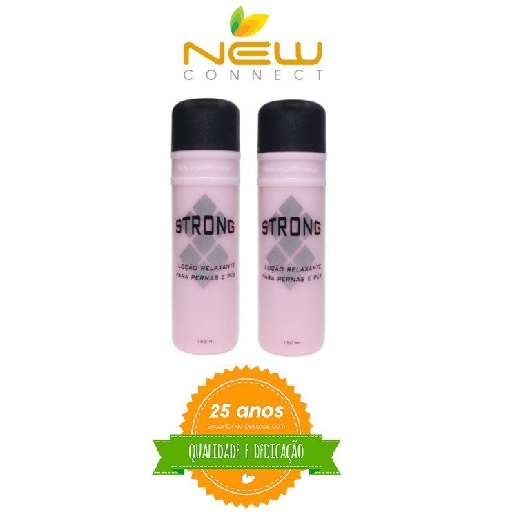 Loção Relaxante Para Pernas E Pés Strong para Dores Musculares Reumáticas Hematomas - KIT 2 UNIDADES