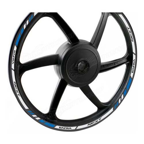 Friso Adesivo Refletivo M2 Roda Moto Dafra Next 250