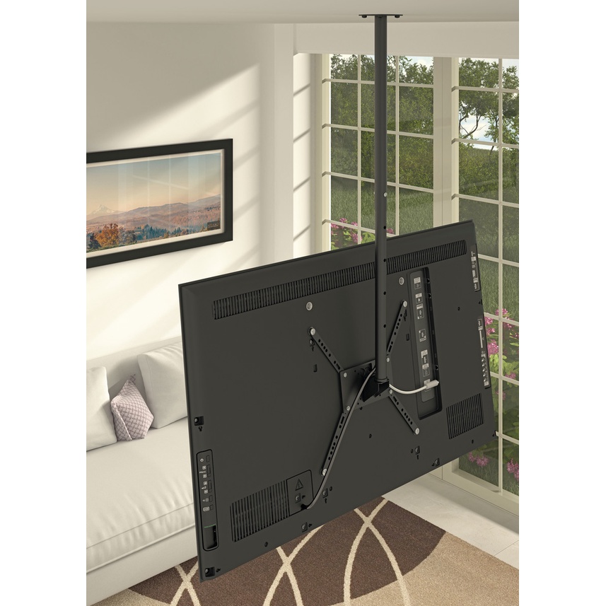SKY 100 Suporte de teto para tv ate 56 pol regulagem altura75 a 115 cms