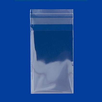 Saco Adesivado Plastico Transparente C/ Aba 5x5 C/1.000 unidades