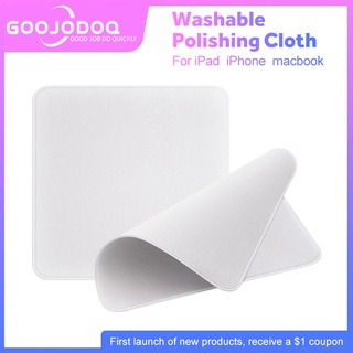 GOOJODOQ 2021 Pano De Limpeza Para O Limpador De Tela Do Iphone Ipad Mac Relógio Ipod Pro Xd