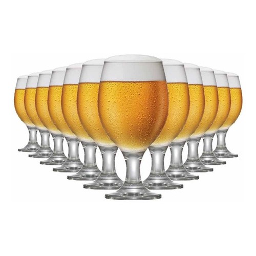 Taças de Vidro Roma Para Cerveja 400ml 12 Pcs - Home & Living
