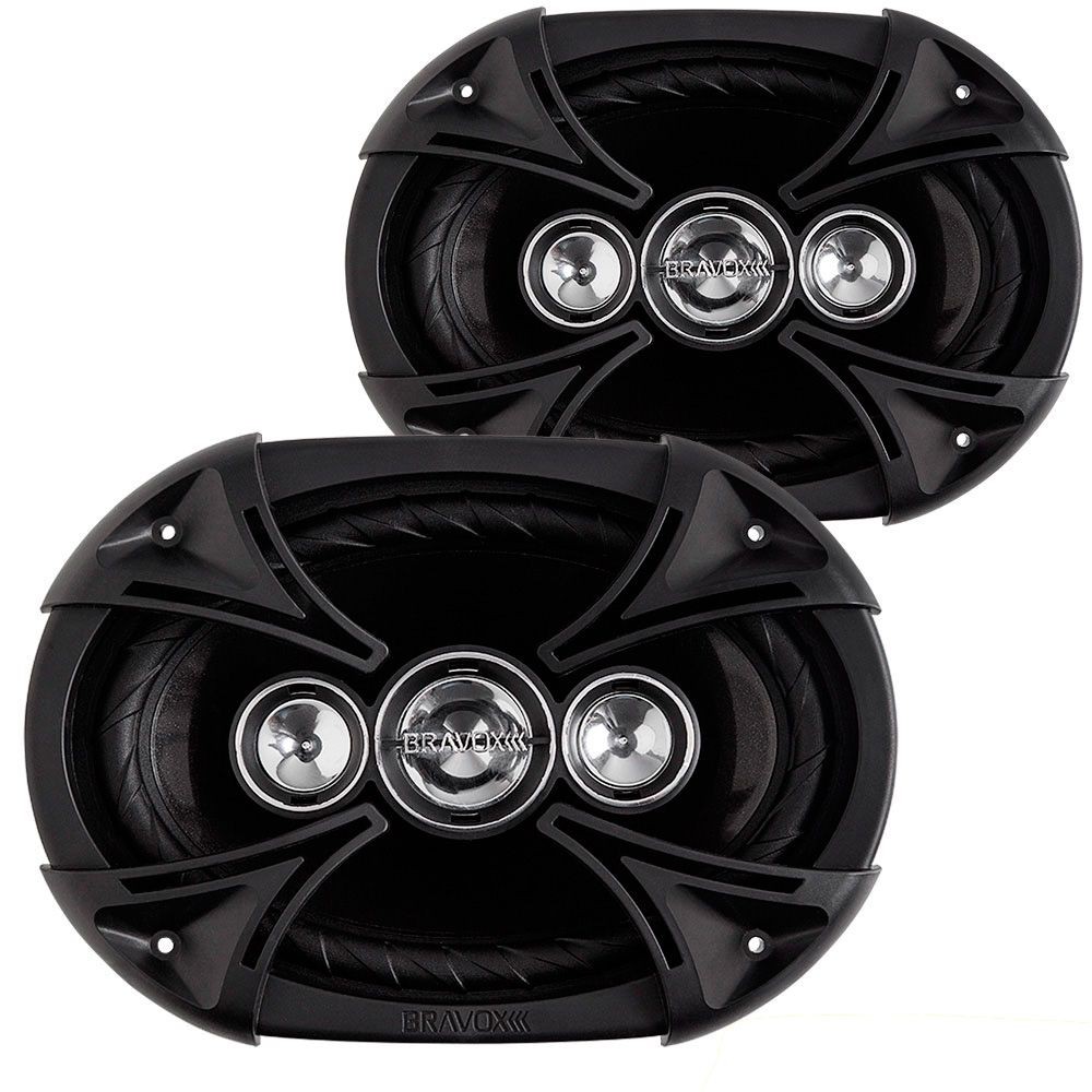 Alto Falante Bravox B4x69 Bk 6x9 Polegadas Quadriaxial 220wrms - Spare Parts and Accessories for Vehicles