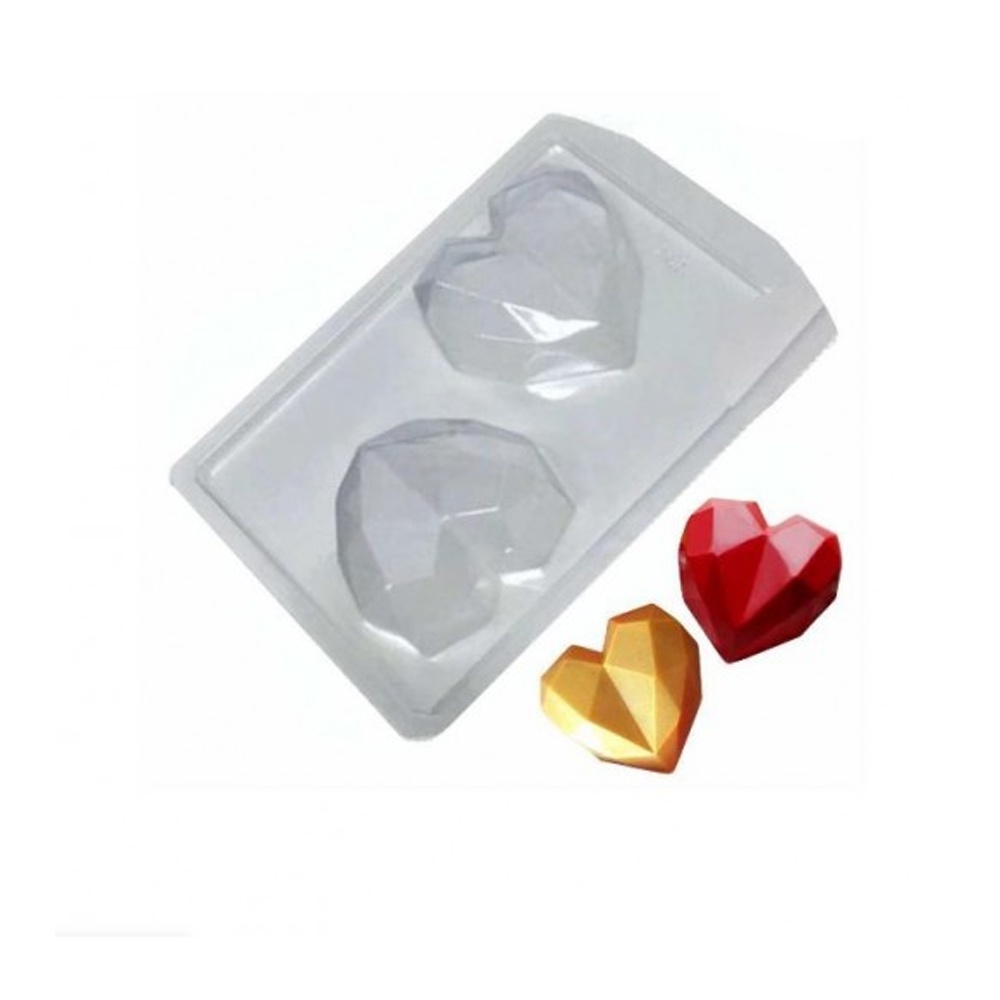 Forma Prática Coração Diamantado 200gr Mod. FP 134 Crystal em Oferta na Shopee