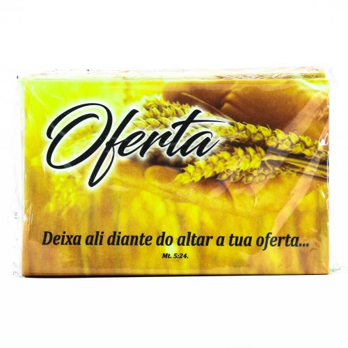 100 Envelopes Para Dízimos E Ofertas, Campanhas, Propósitos -  Oferta Amarelo