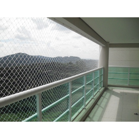 Kit Completo 1.20x2.00 Redes de Proteção Para Crianças e Gatos, Para Janelas e Sacadas (2.00X1.20) em Oferta na Shopee