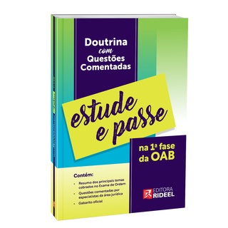 Doutrina com Questões Comentadas  Estude e Passe na 1ª Fase da OAB