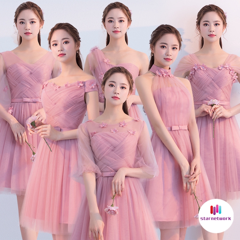 vestido curto dama de honra