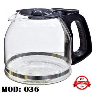 Jarra Cafeteira Oster Modelo 4401 / 4402 - Jarra cor preta ***Vidro Resistente***