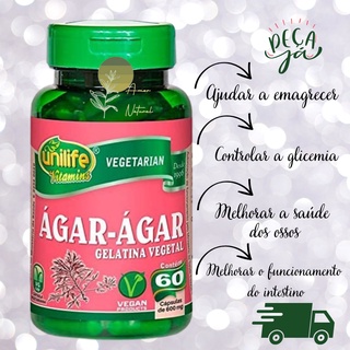 Agar Agar Natural em Cápsulas - 1x Unidade