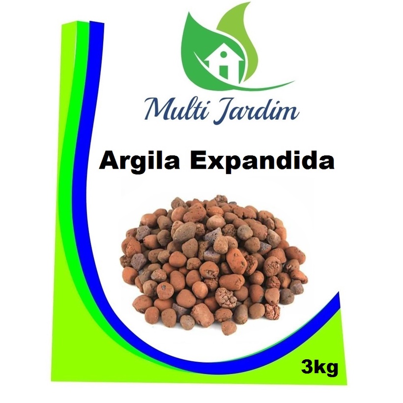 3kg Argila Expandida Para Decoração De Vasos E Jardim em Oferta na Shopee
