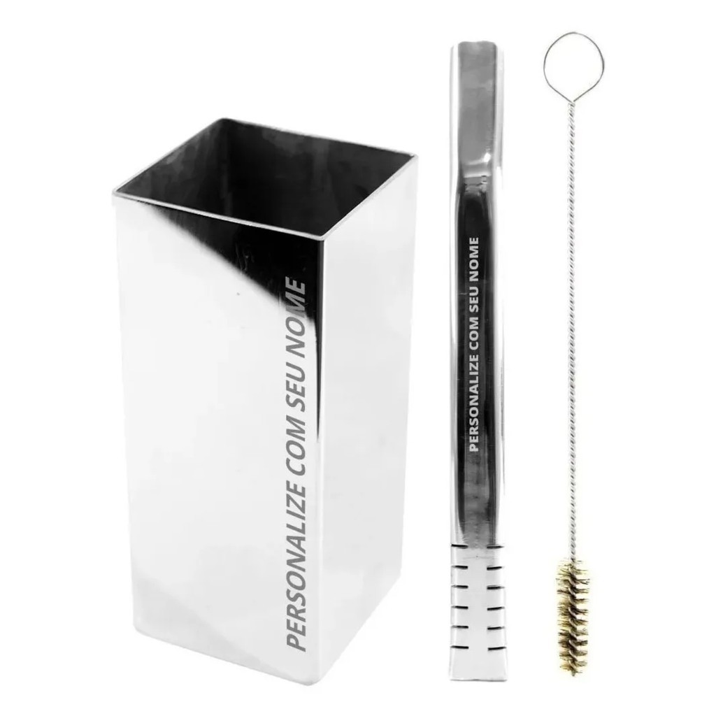 Copo inox bomba inox tereré personalizado em Oferta na Shopee