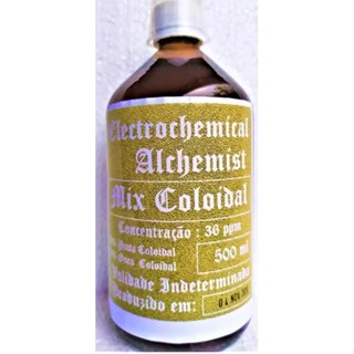 Coloidal Mix  PRATA + OURO ( Prata COLOIDAL 36 PPM 50% + Ouro COLOIDAL 25 PPM 50% ) ENVASADO EM VIDRO FARMACEUTICO  500 Ml em Oferta na Shopee