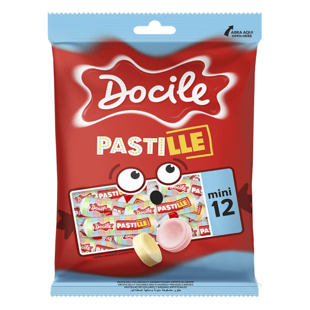 Pastilha Mini 12 Pastille Sortida 580g - Docile