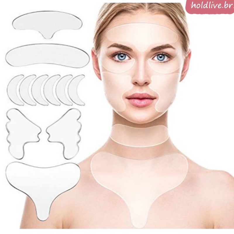 16pcs/set Silicone Melhora O Adesivo De Levantamento Facial De Rugas