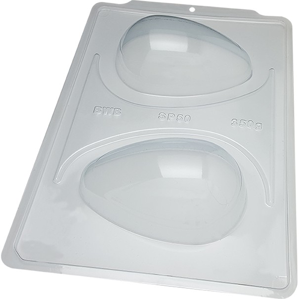 1~4 Forma BWB Com Silicone Semiprofissional, Doces Finos Chocolates Cód. 3618 - SP Ovo Liso 350g (CHOCO) em Oferta na Shopee