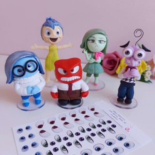 Olho Adesivo Resinado MC013 M Divertidamente - 5,8mm a 11,60 - 30 pares - Primor Biscuit em Oferta na Shopee