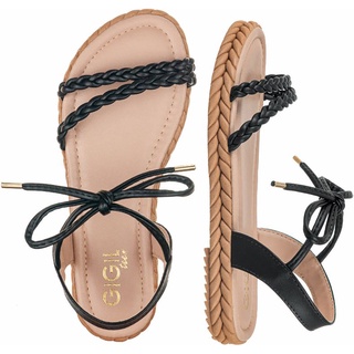 Sandalia Infantil Rasteira Feminina Tiras de Amarrar Amarração Flatform Macia Conforto Rasteirinha Nó Moda Atual Confortável Casual Blogueira